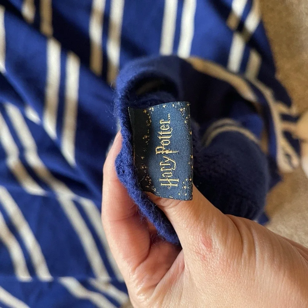 Pottery Barn Teen‎ HARRY POTTER Ravenclaw Knit Throw Blanket 50